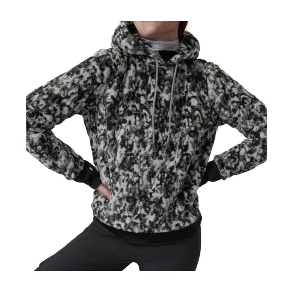Athleta Activewear Tugga Sherpa Jacquard Hoodie Sweatshirt Sweater New Size XXS